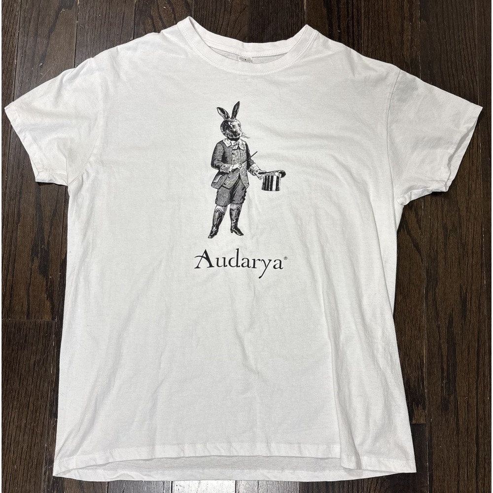 Sol's Regent Mens Crew Neck Tee Short Sleeve Anthropomorphic Rabbit Graphic M
